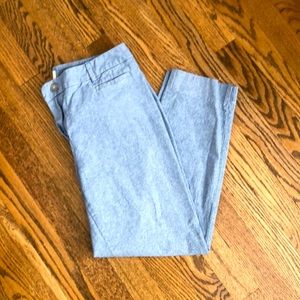 Cotton light weight capris blue